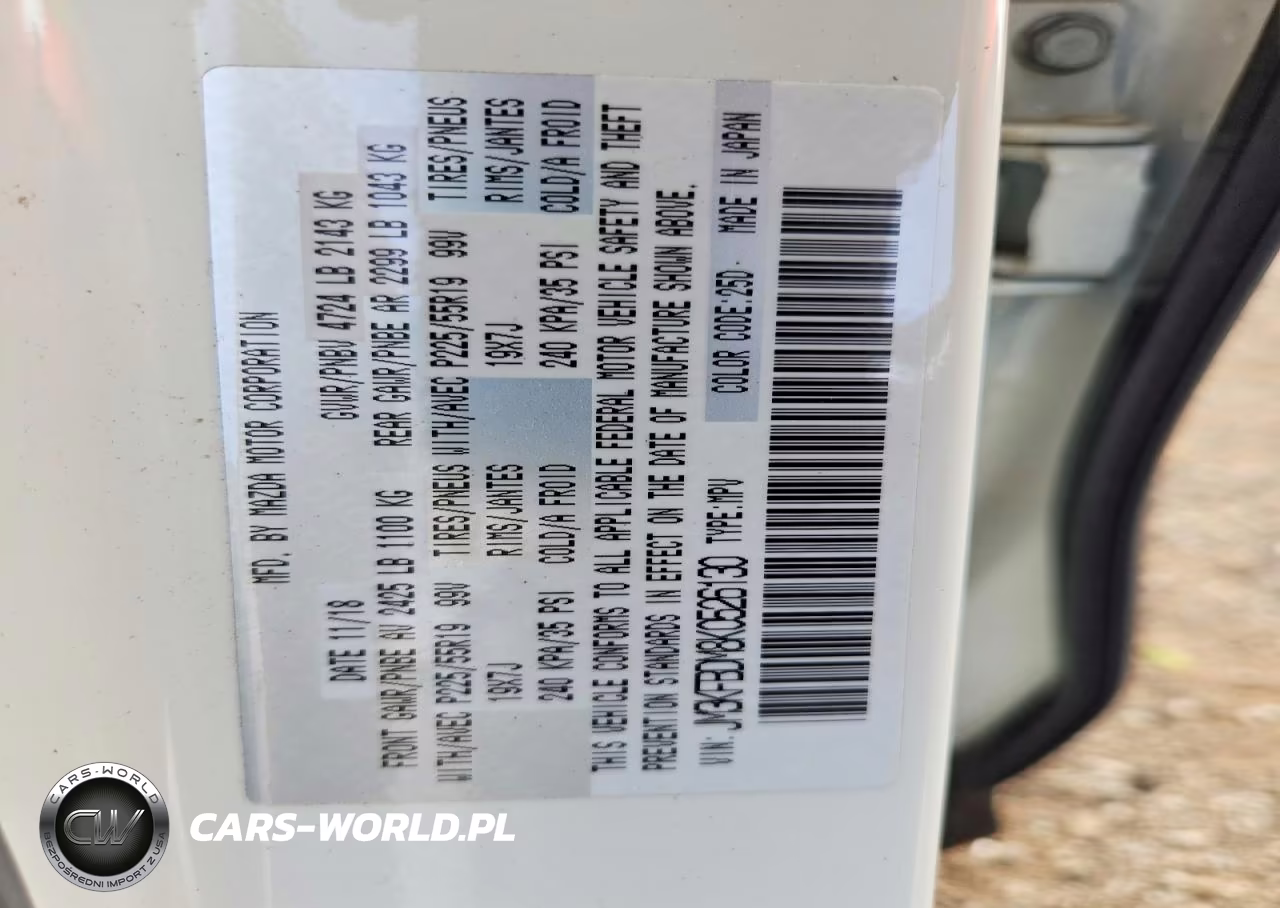 2019 Mazda Cx-5 Grand Touring VIN:JM3KFBDM8K0526130 - 12