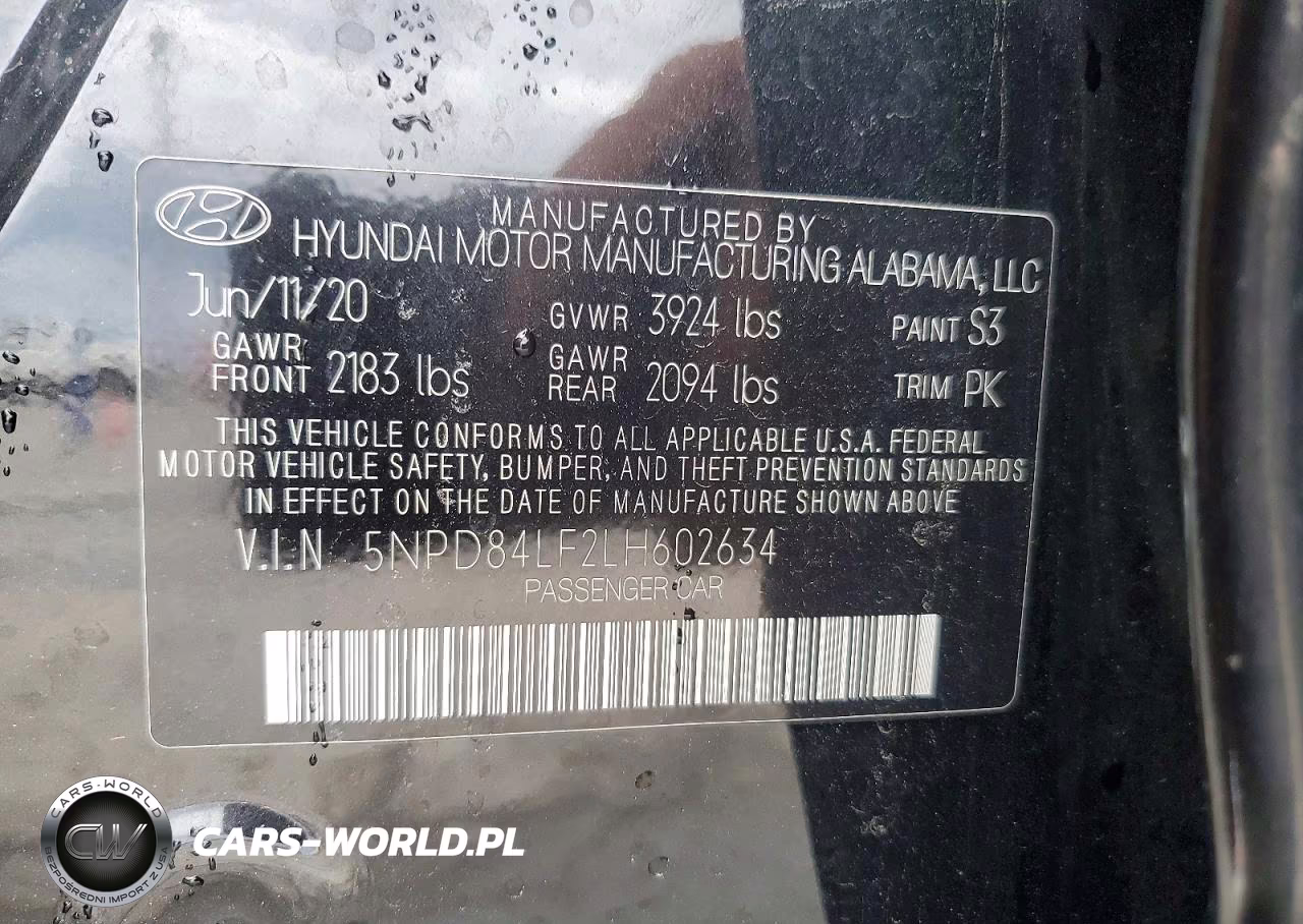 2020 Hyundai Elantra Sel VIN:5NPD84LF2LH602634 - 13