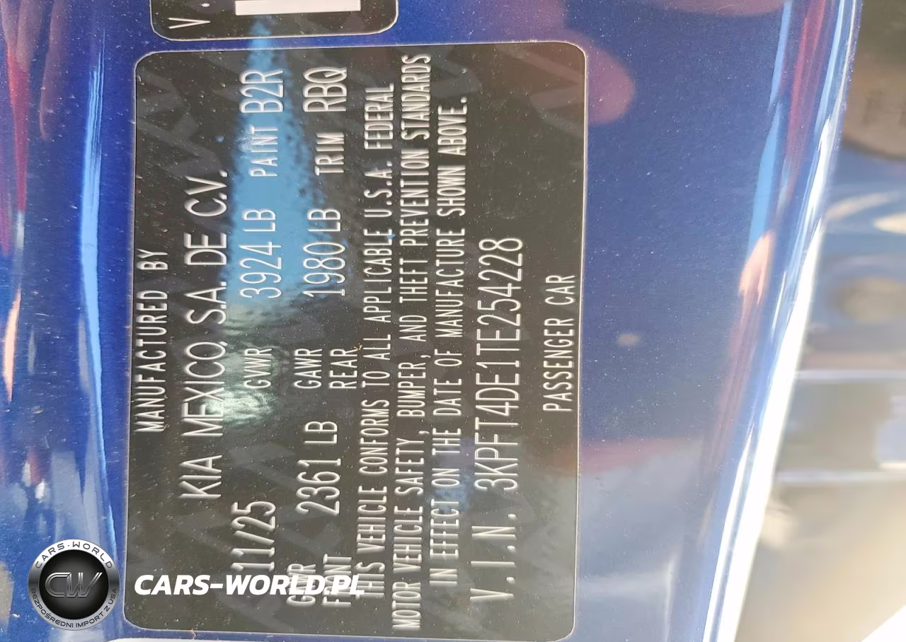 2026 Kia K4 Lxs VIN:3KPFT4DE1TE254228 - 13