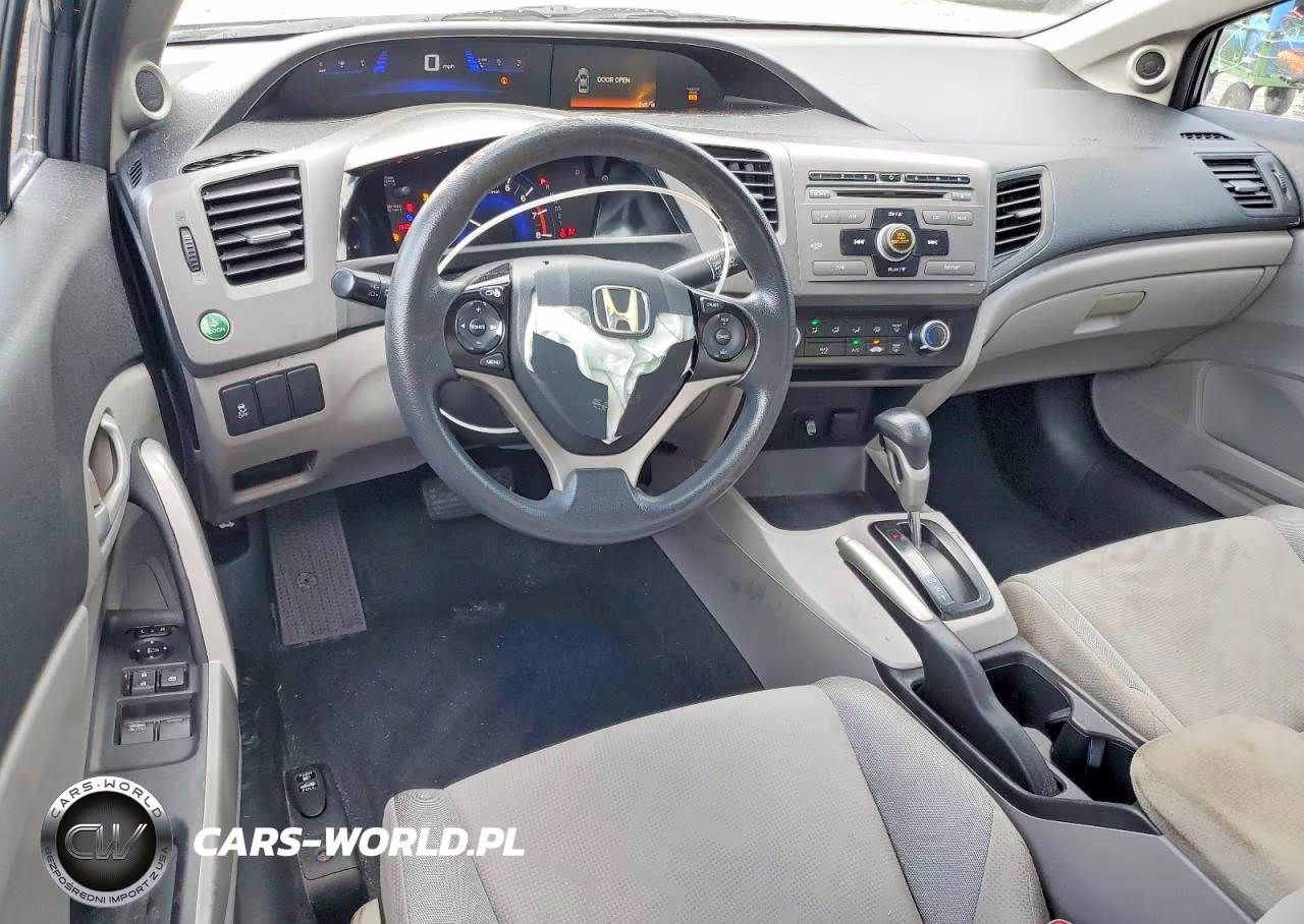 2012 Honda Civic Lx VIN:2HGFG3B53CH536071 - 8