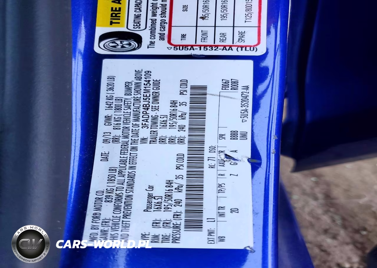2014 Ford Fiesta Se VIN:3FADP4BJ5EM154109 - 13