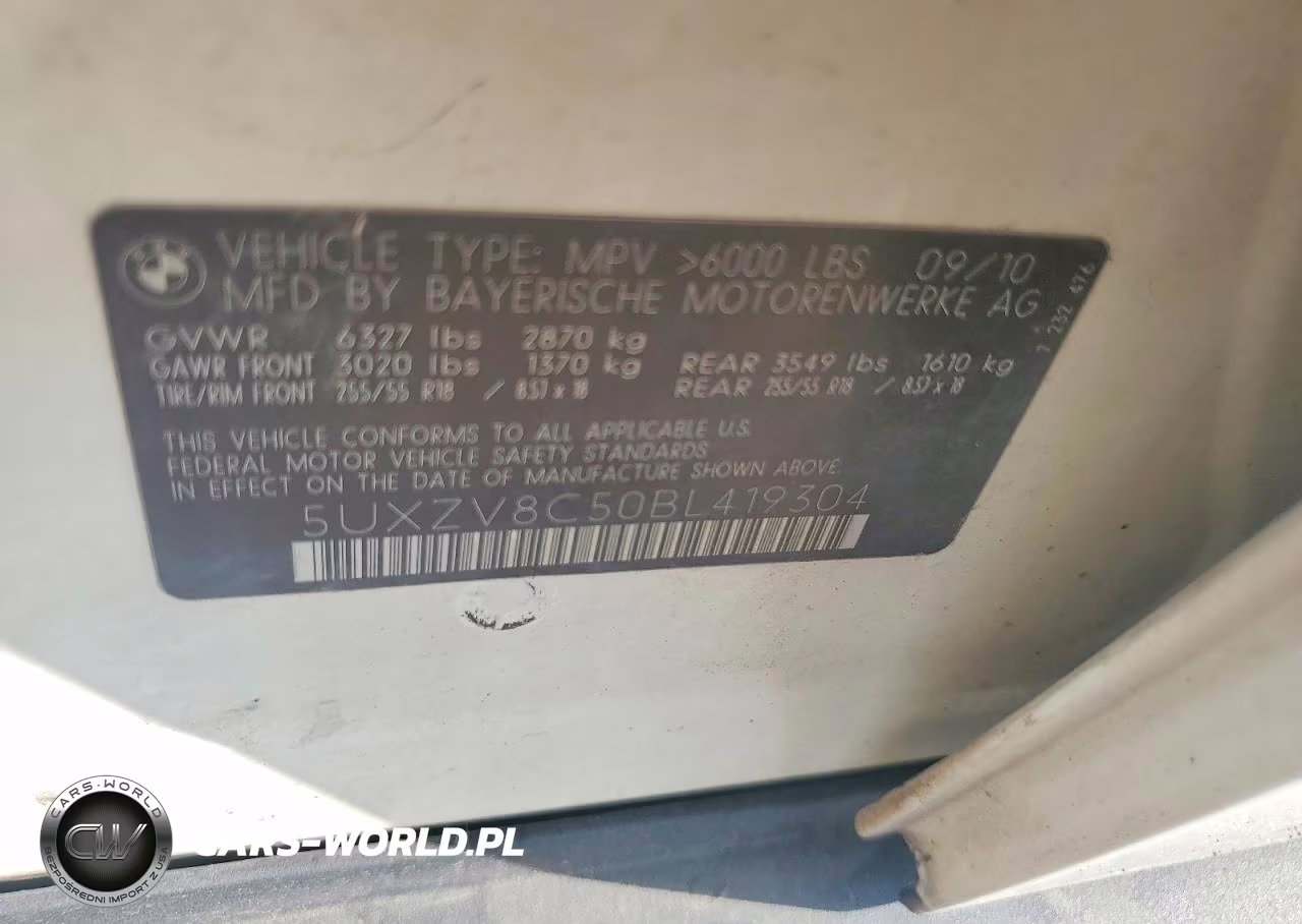 2011 BMW X5 xDrive50I VIN:5UXZV8C50BL419304 - 13