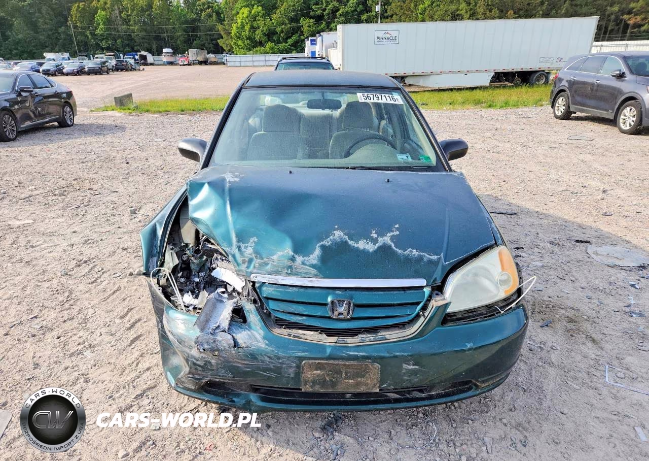2002 Honda Civic Lx VIN:2HGES16552H560606 - 5