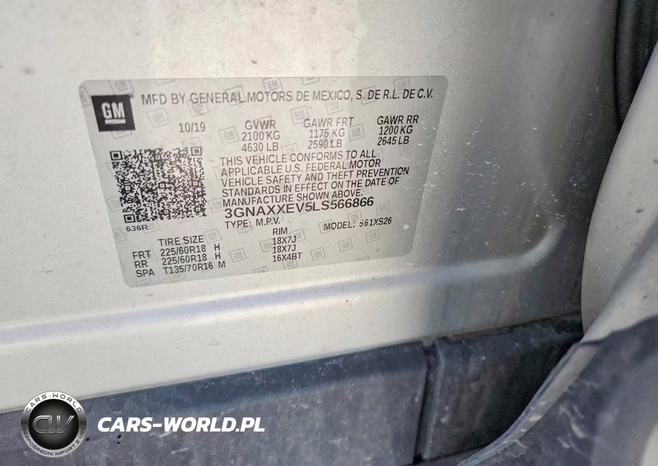 2020 Chevrolet Equinox Premier VIN:3GNAXXEV5LS566866 - 13