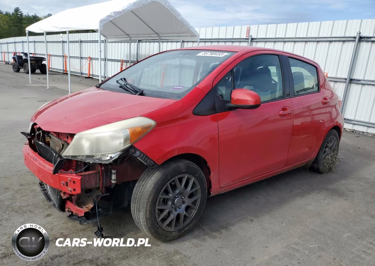 2012 Toyota Yaris VIN:JTDKTUD37CD505770 - 1