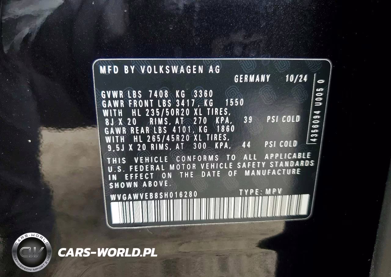 2025 Volkswagen Id Buzz Pro S VIN:WVGAWVEB8SH016280 - 13