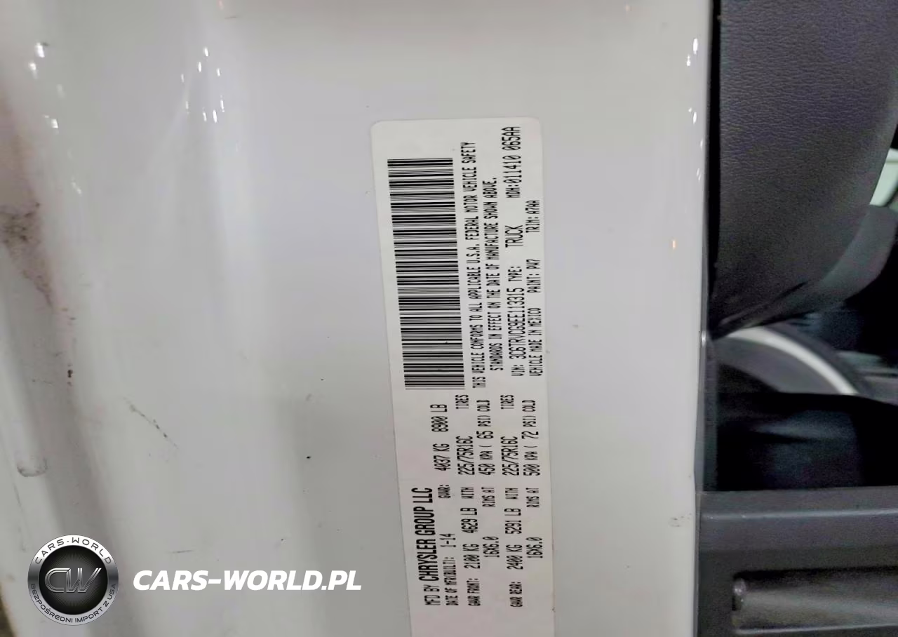 2014 Ram Promaster 2500 2500 High VIN:3C6TRVCG9EE113315 - 13