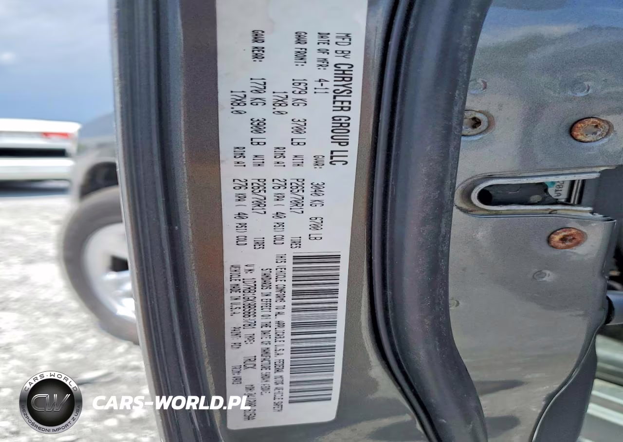 2011 Dodge Ram 1500 VIN:1D7RB1GK8BS663781 - 12