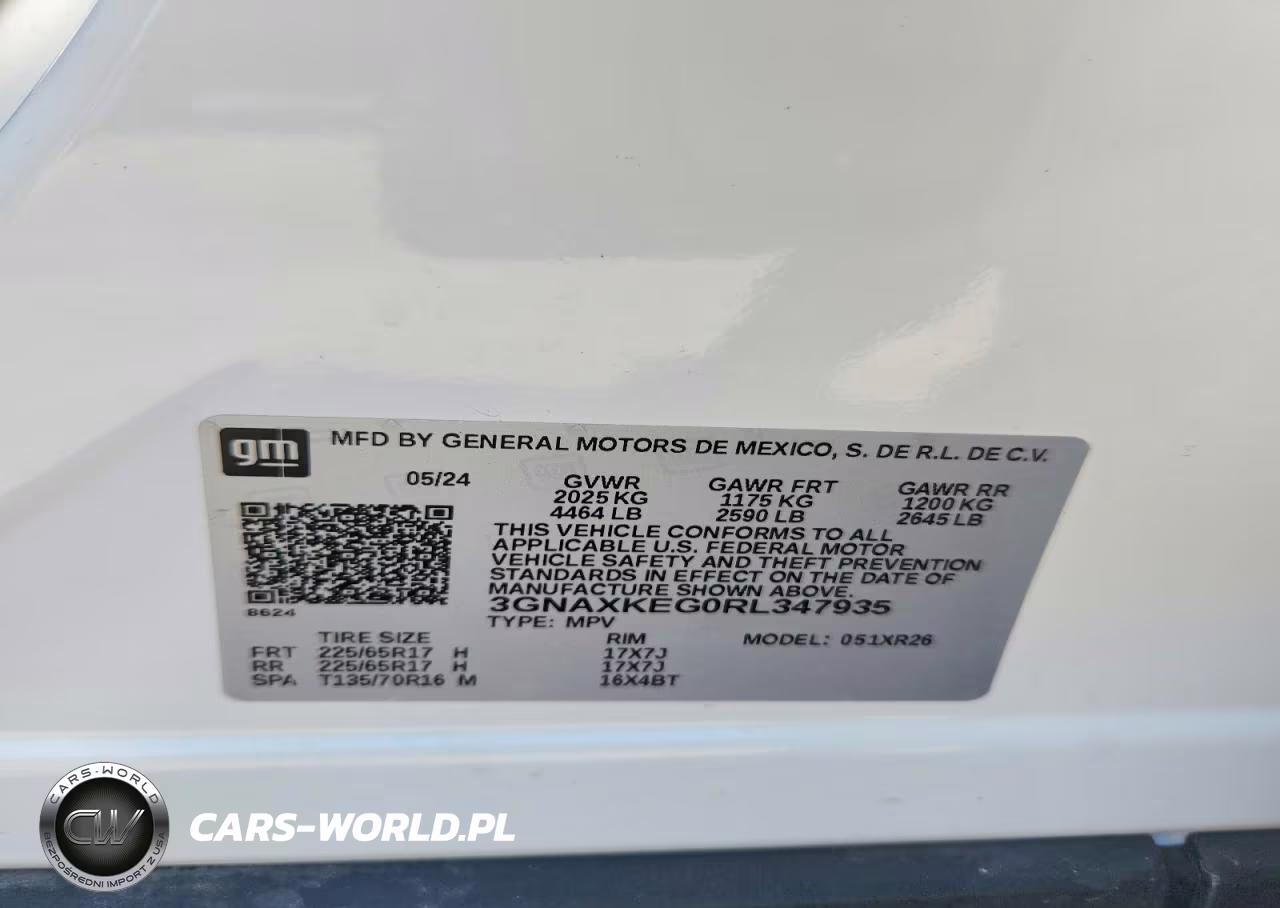 2024 Chevrolet Equinox Lt VIN:3GNAXKEG0RL347935 - 14