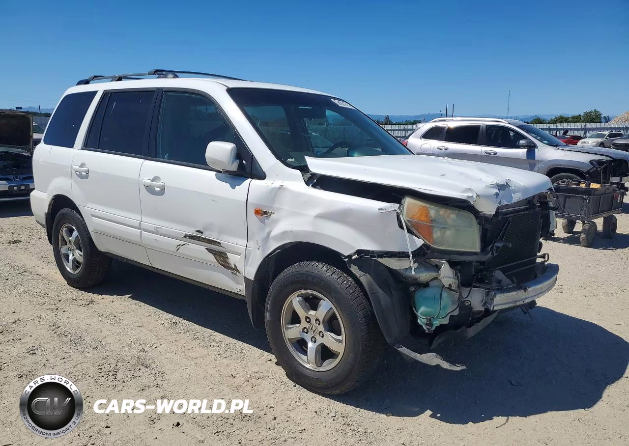2006 Honda Pilot Ex VIN:2HKYF18526H553137 - 4