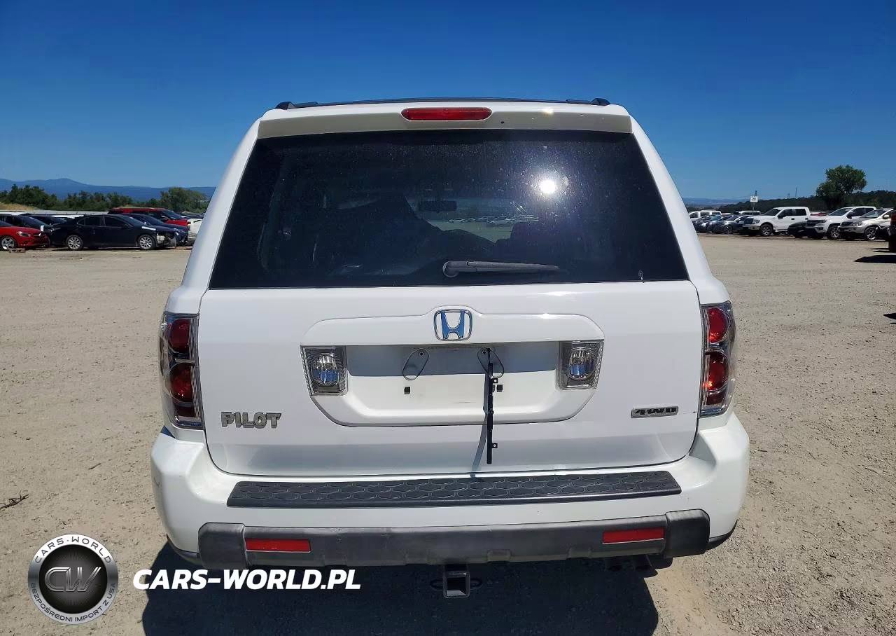 2006 Honda Pilot Ex VIN:2HKYF18526H553137 - 6