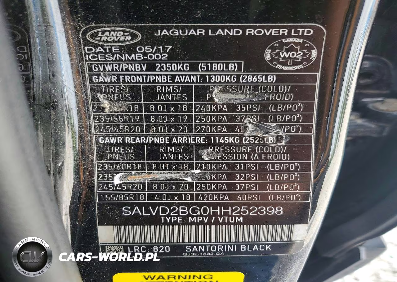 2017 Land Rover Range Rover Evoque Hse Dynamic VIN:SALVD2BG0HH252398 - 13