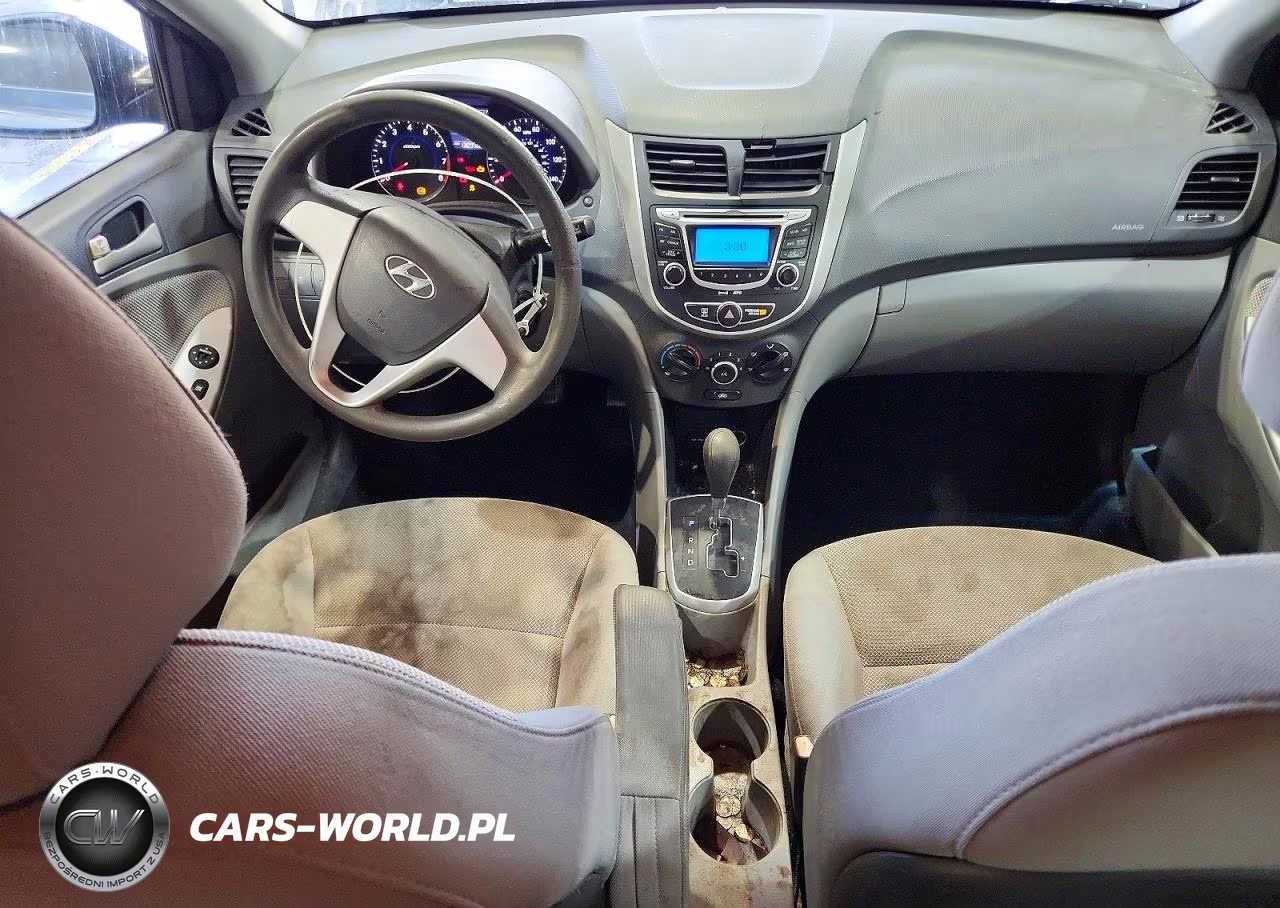 2012 Hyundai Accent Gls VIN:KMHCT4AE2CU090282 - 8
