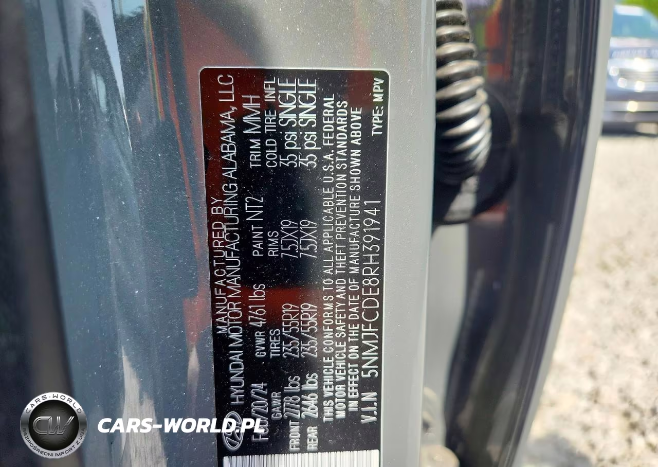 2024 Hyundai Tucson Sel VIN:5NMJFCDE8RH391941 - 13