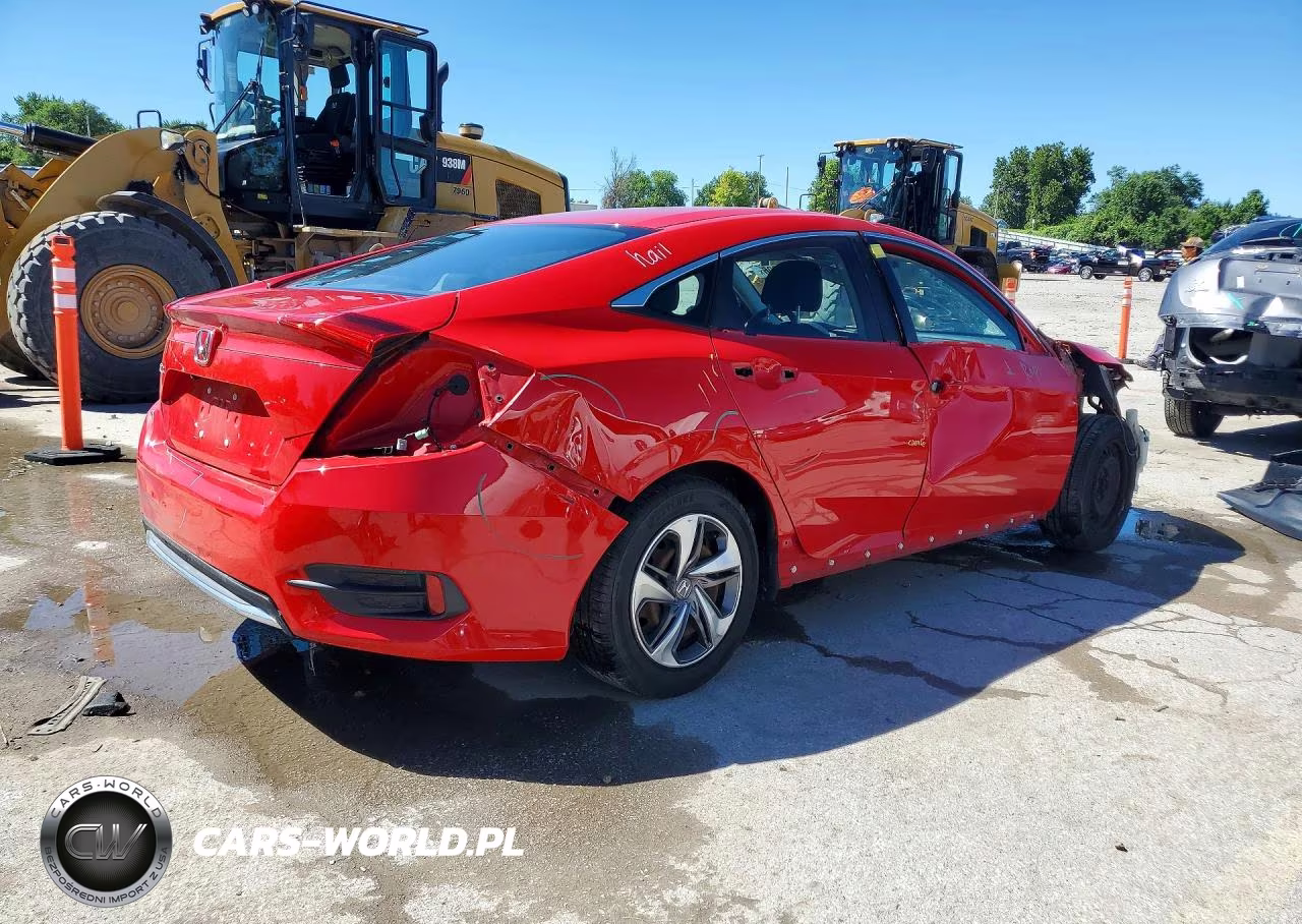 2019 Honda Civic Lx VIN:2HGFC2F65KH523748 - 3