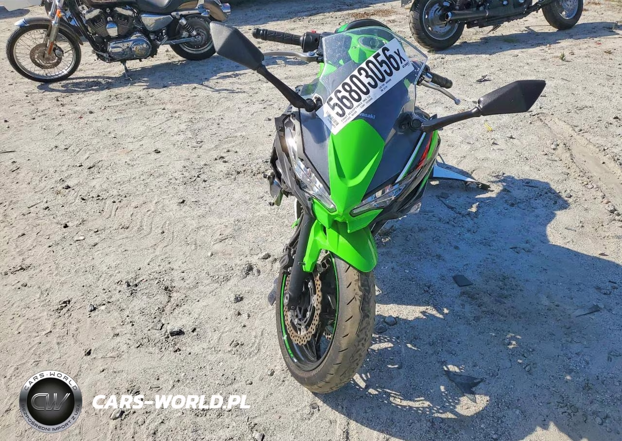 2022 Kawasaki Ex650 N VIN:ML5EXEN15NDA75791 - 2