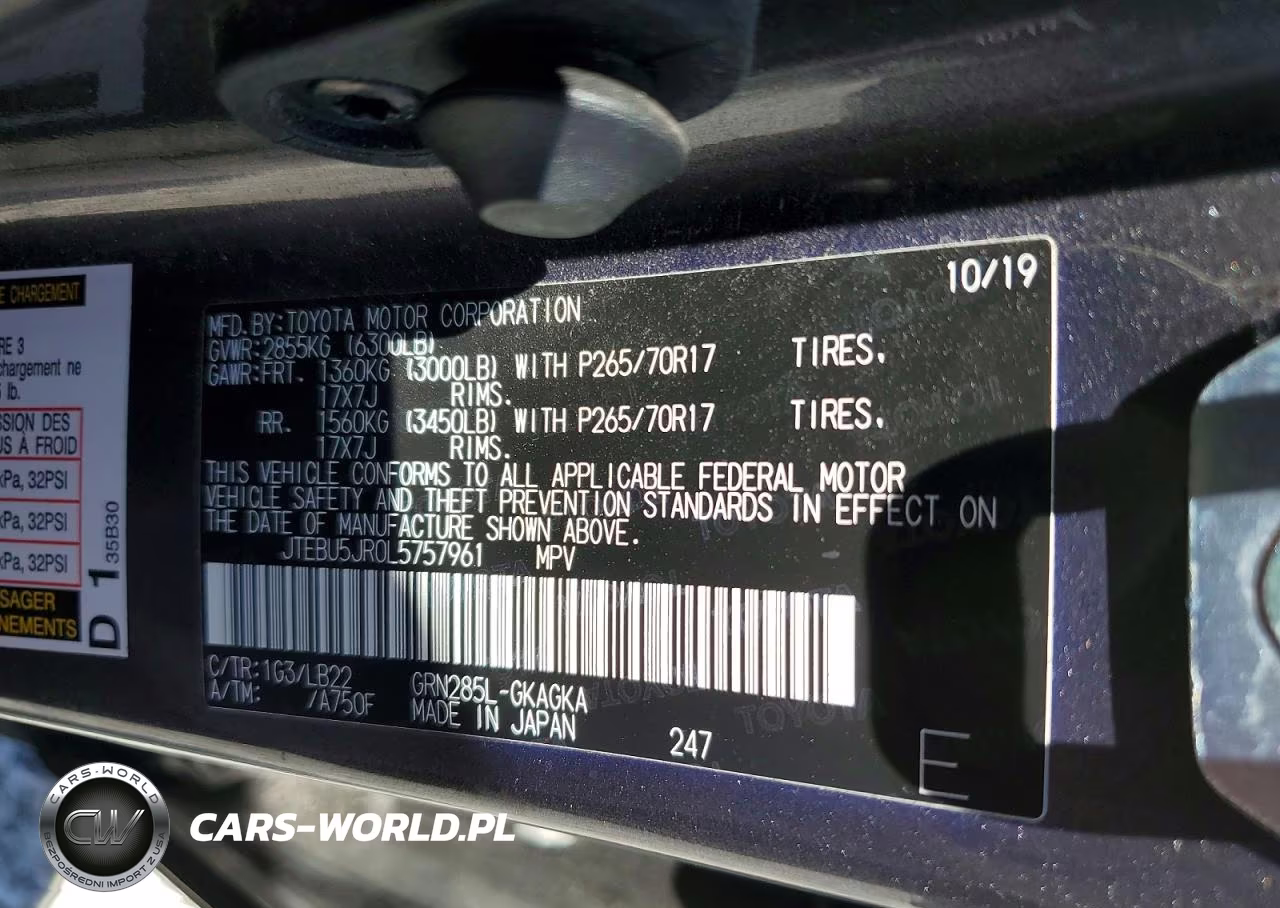 2020 Toyota 4Runner Sr5 VIN:JTEBU5JR0L5757961 - 12