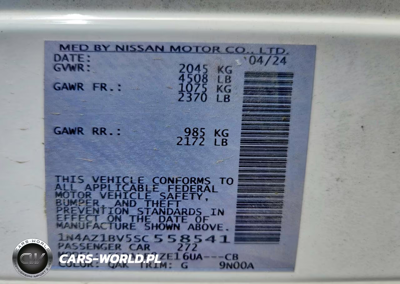 2025 Nissan Leaf S VIN:1N4AZ1BV5SC558541 - 13