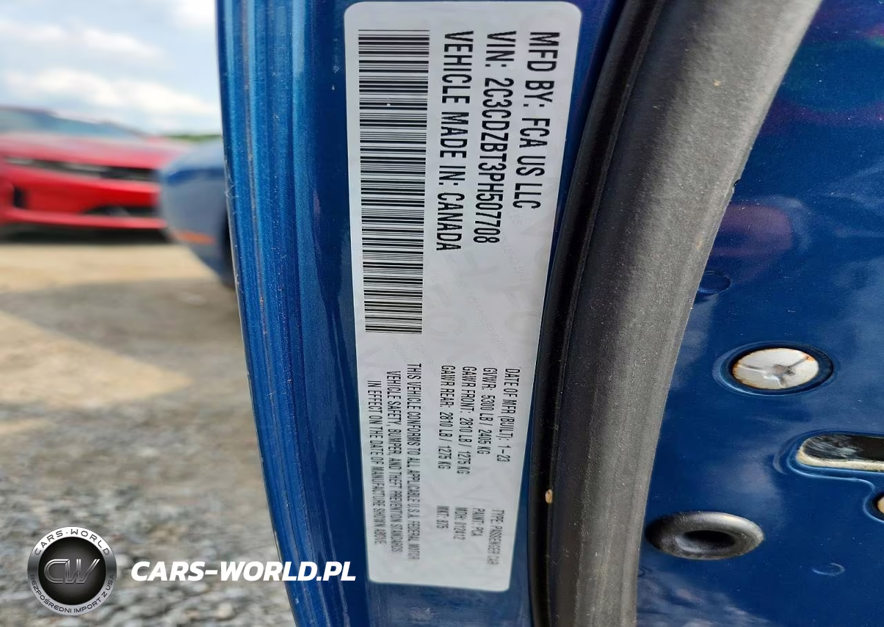 2023 Dodge Challenger R VIN:2C3CDZBT3PH507708 - 12