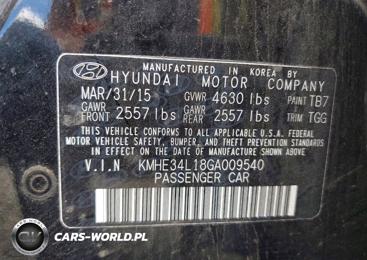 2016 Hyundai Sonata Hybrid Limited VIN:KMHE34L18GA009540 - 13
