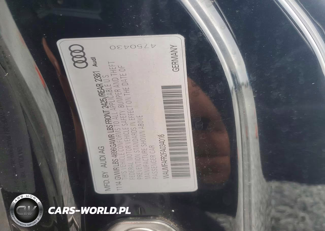 2015 Audi A5 Premium Plus VIN:WAUMFAFR2FA034016 - 12