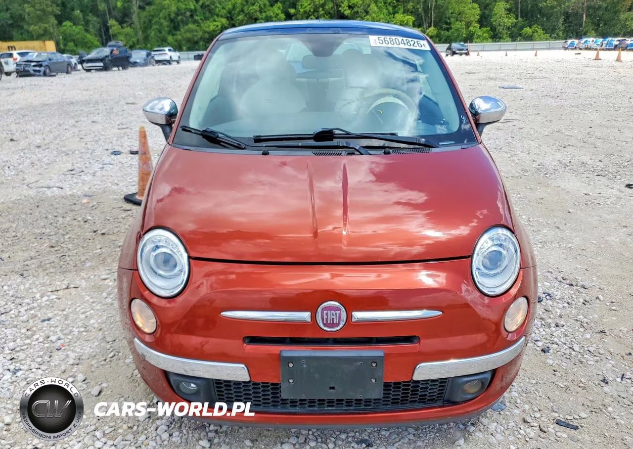 2012 Fiat 500 Lounge VIN:3C3CFFCR4CT233870 - 5