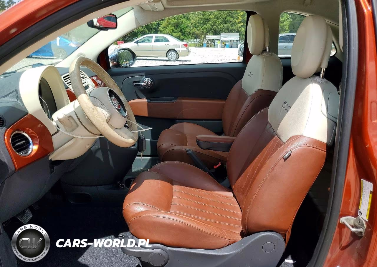 2012 Fiat 500 Lounge VIN:3C3CFFCR4CT233870 - 7