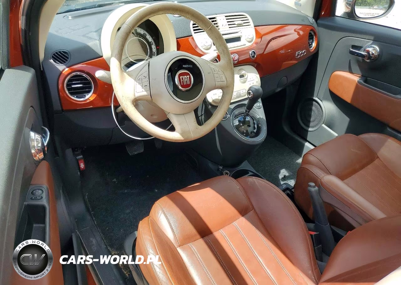 2012 Fiat 500 Lounge VIN:3C3CFFCR4CT233870 - 8