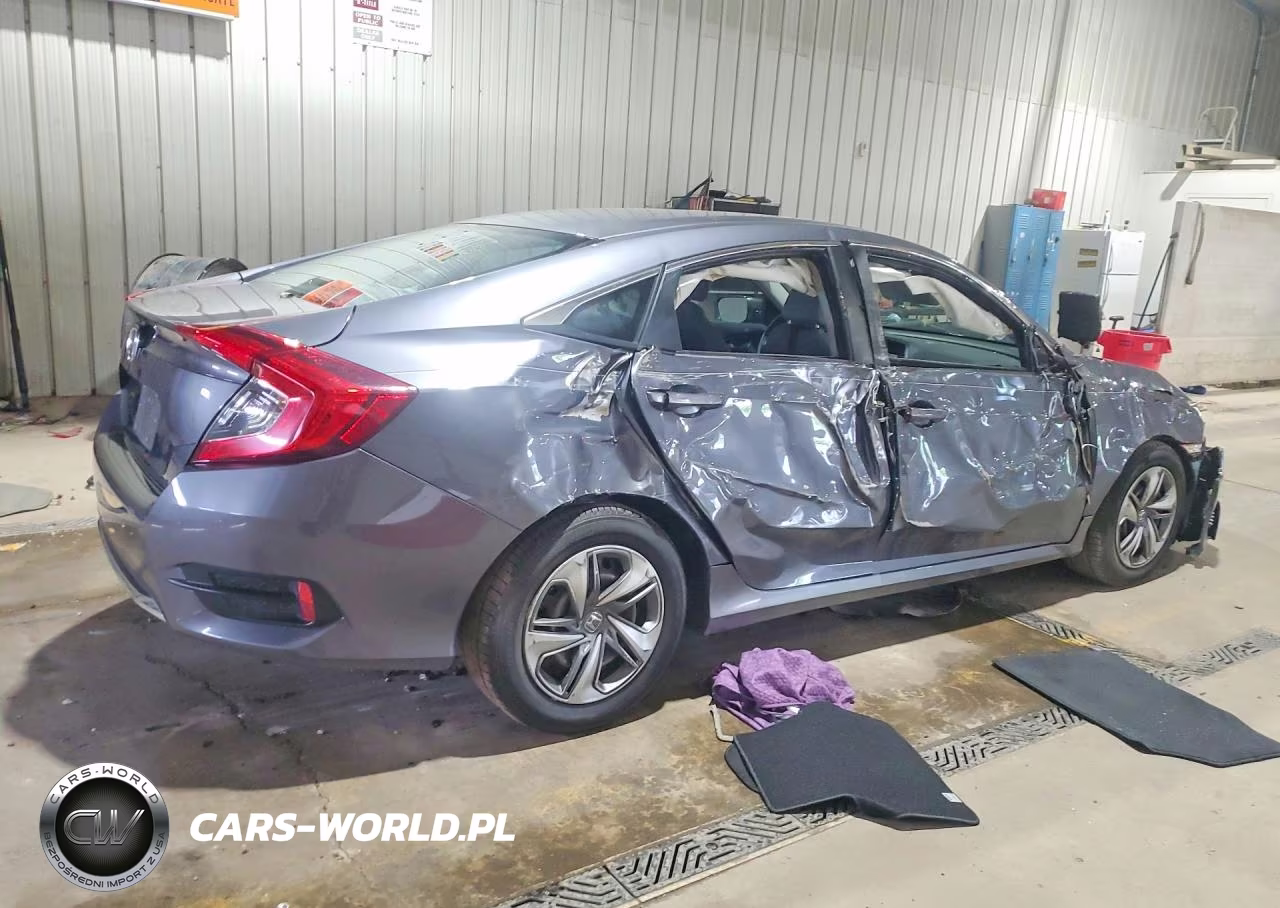 2019 Honda Civic Lx VIN:2HGFC2F60KH538366 - 3
