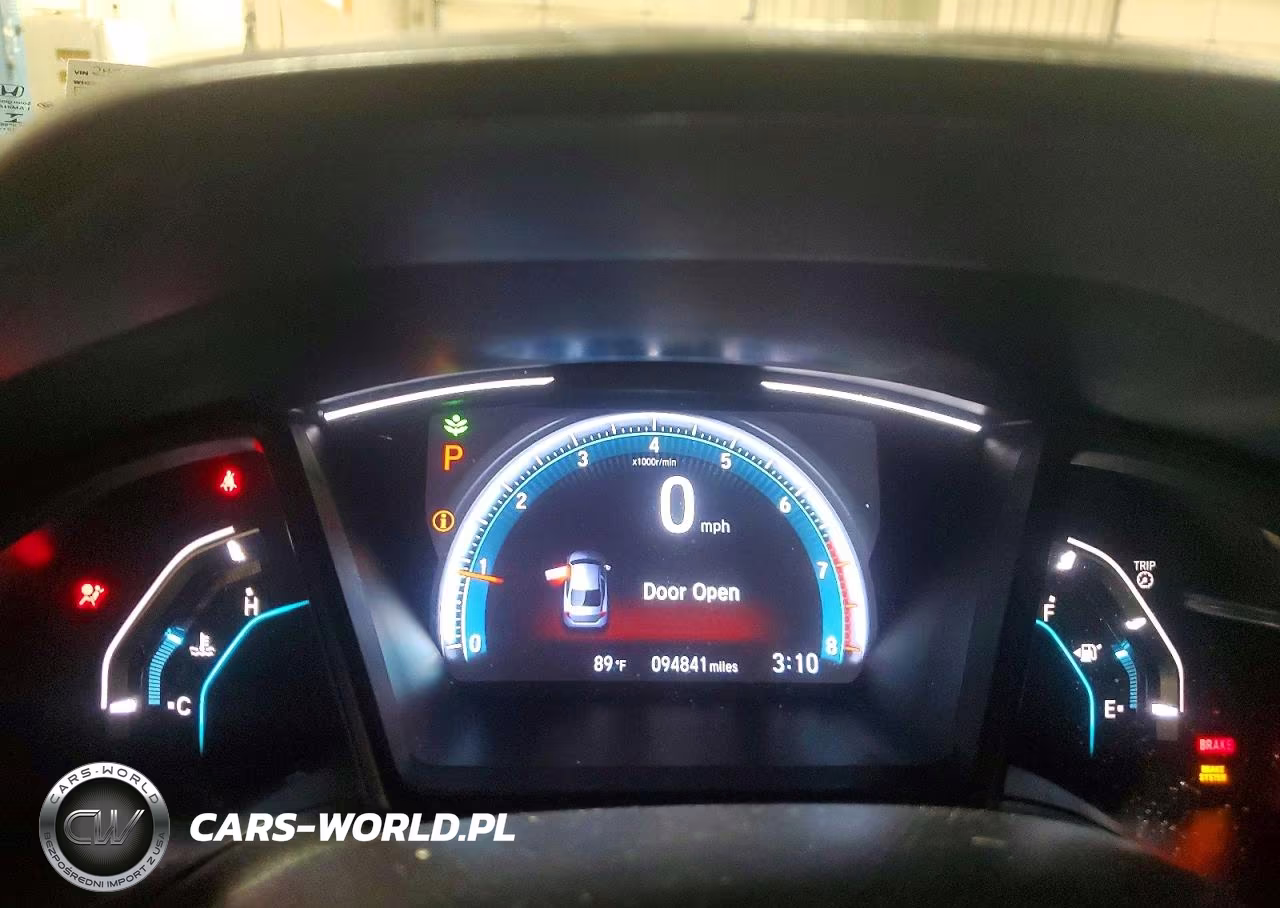 2019 Honda Civic Lx VIN:2HGFC2F60KH538366 - 9