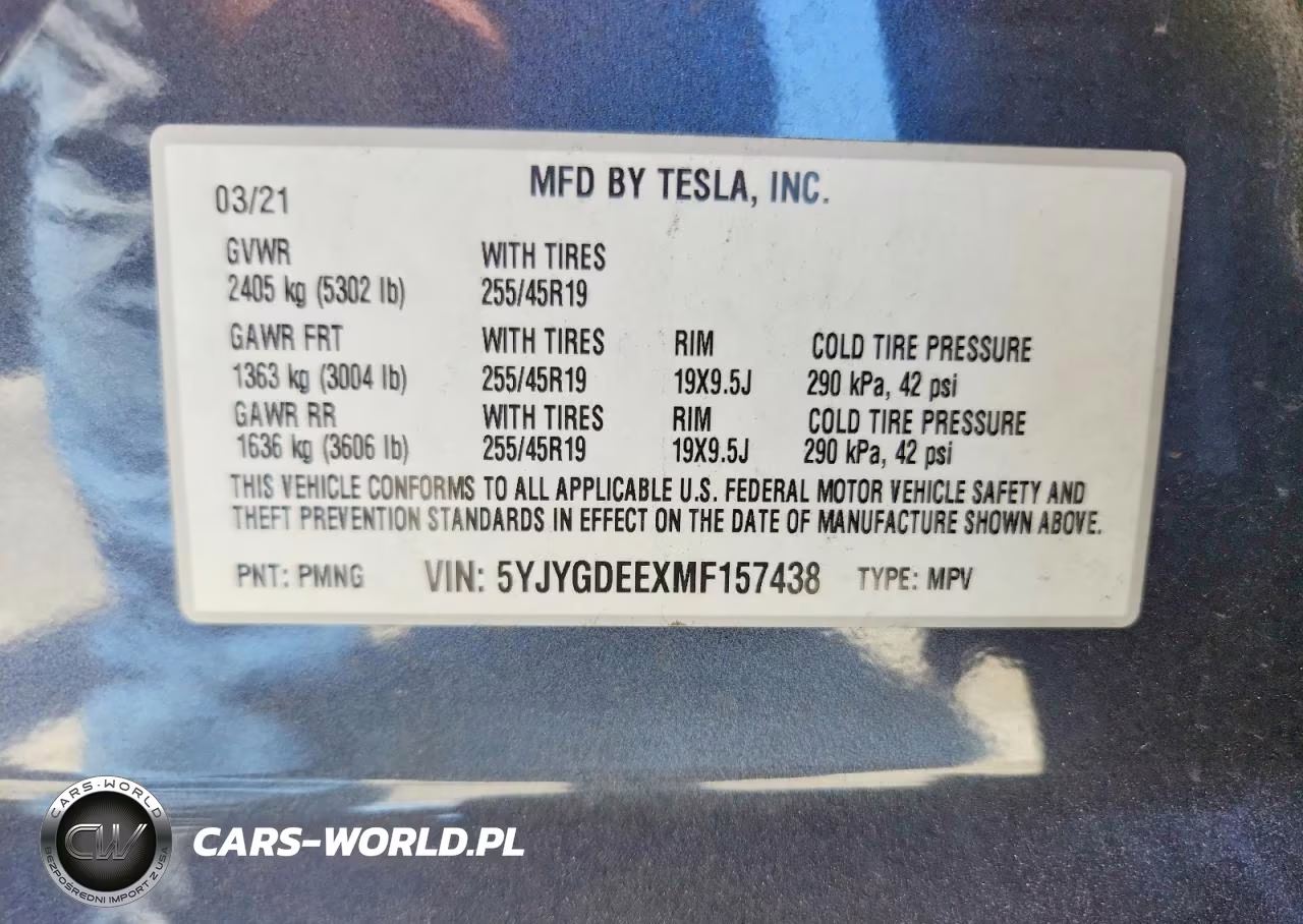 2021 Tesla Model Y VIN:5YJYGDEEXMF157438 - 13