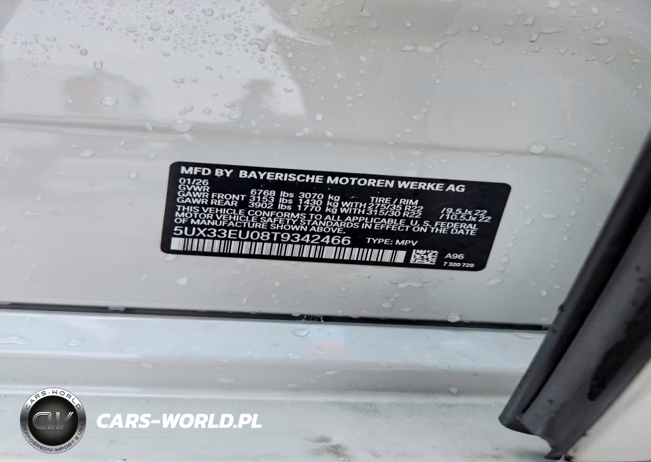 2026 BMW X5 M60I VIN:5UX33EU08T9342466 - 12