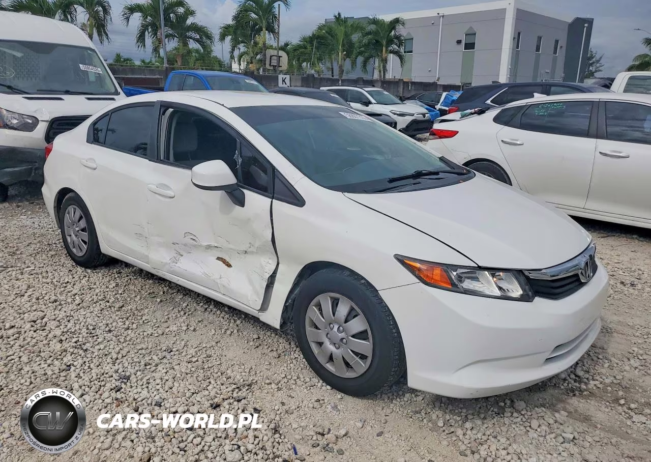 2012 Honda Civic Lx VIN:19XFB2F58CE054628 - 4