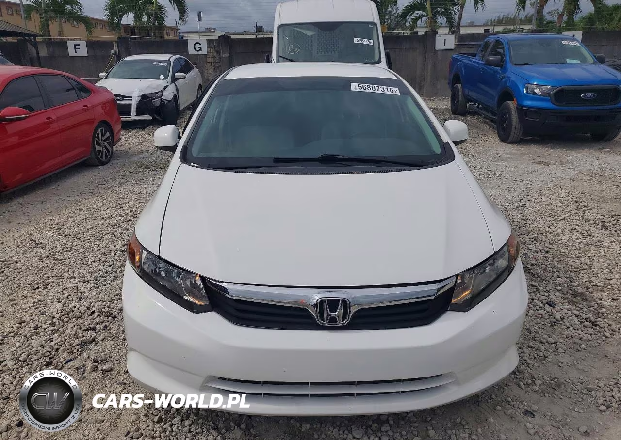 2012 Honda Civic Lx VIN:19XFB2F58CE054628 - 5