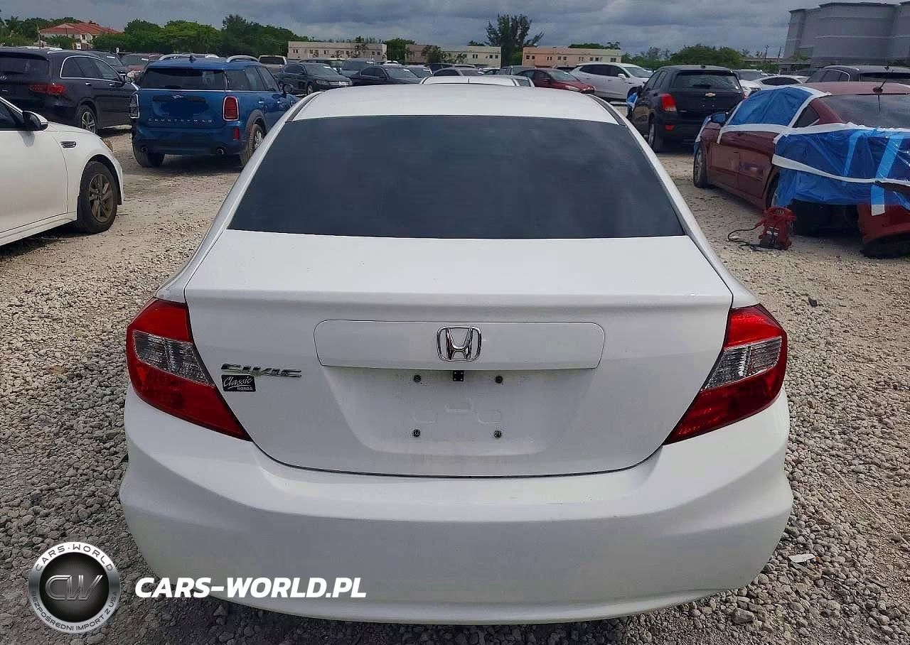 2012 Honda Civic Lx VIN:19XFB2F58CE054628 - 6