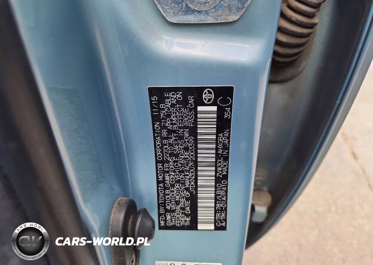 2015 Toyota Prius Four VIN:JTDKN3DU7F2003399 - 12