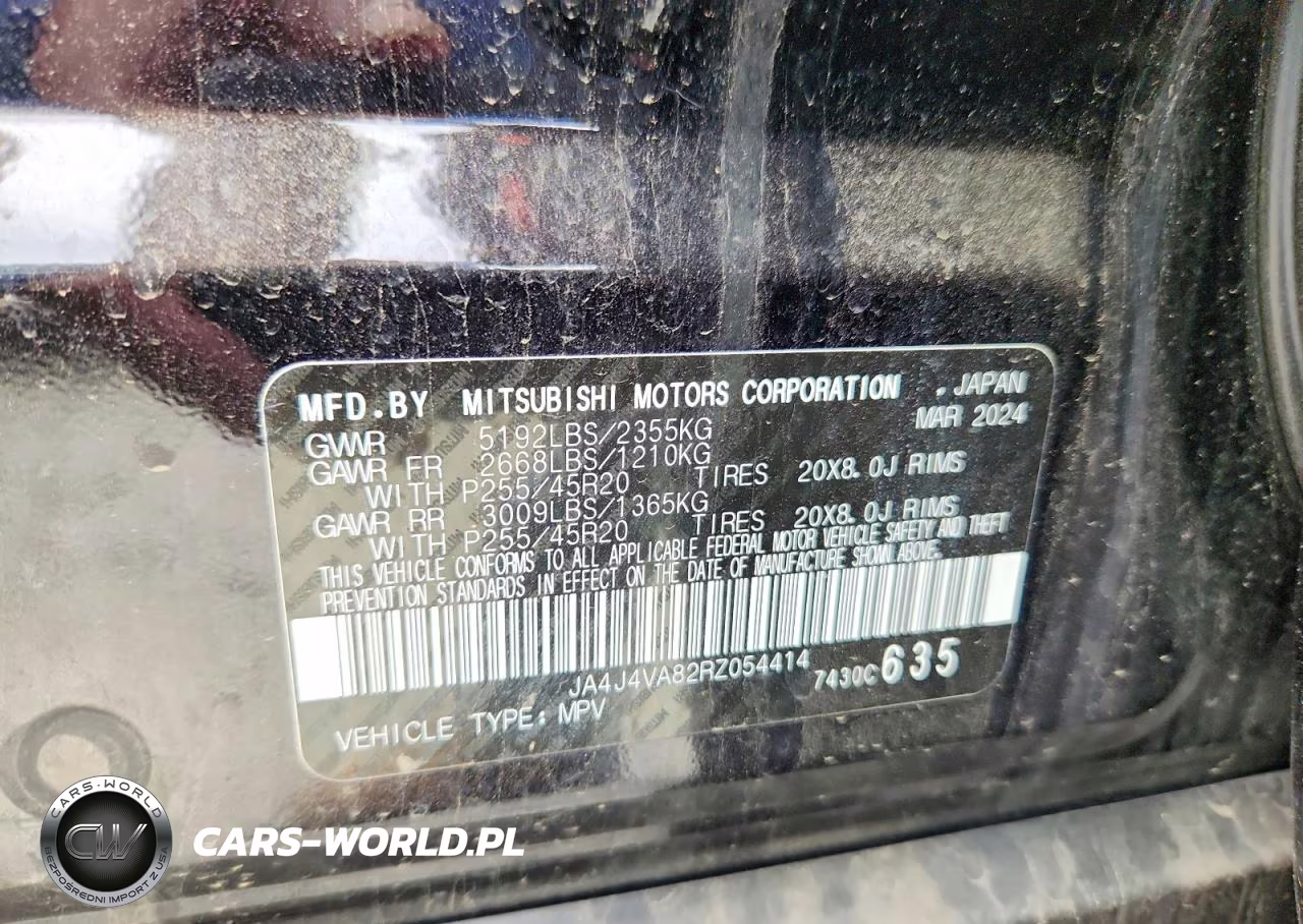 2024 Mitsubishi Outlander Se VIN:JA4J4VA82RZ054414 - 13