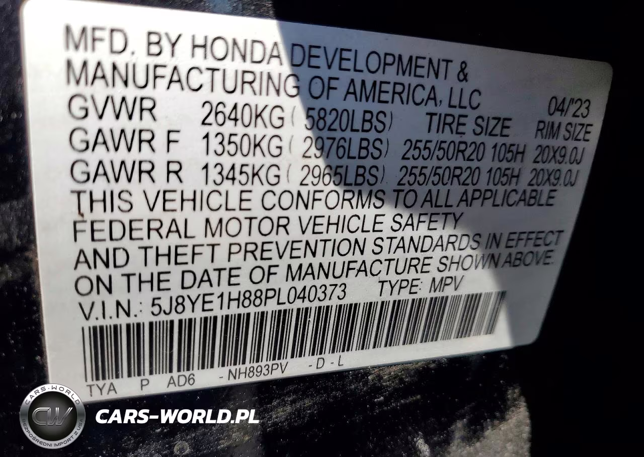 2023 Acura Mdx Advance VIN:5J8YE1H88PL040373 - 14