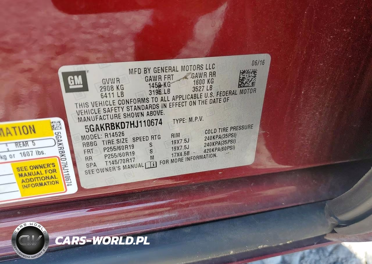 2017 Buick Enclave VIN:5GAKRBKD7HJ110674 - 12