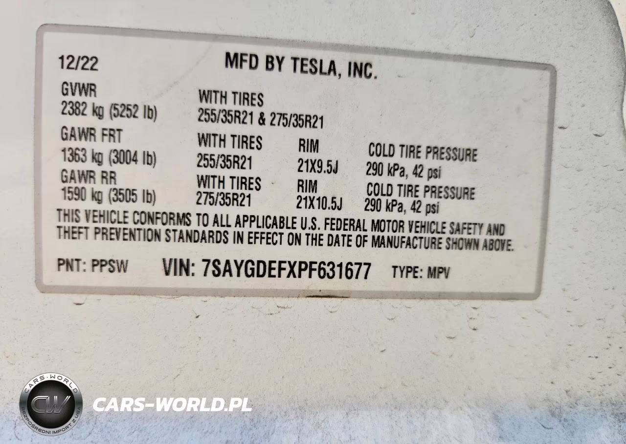 2023 Tesla Model Y VIN:7SAYGDEFXPF631677 - 13