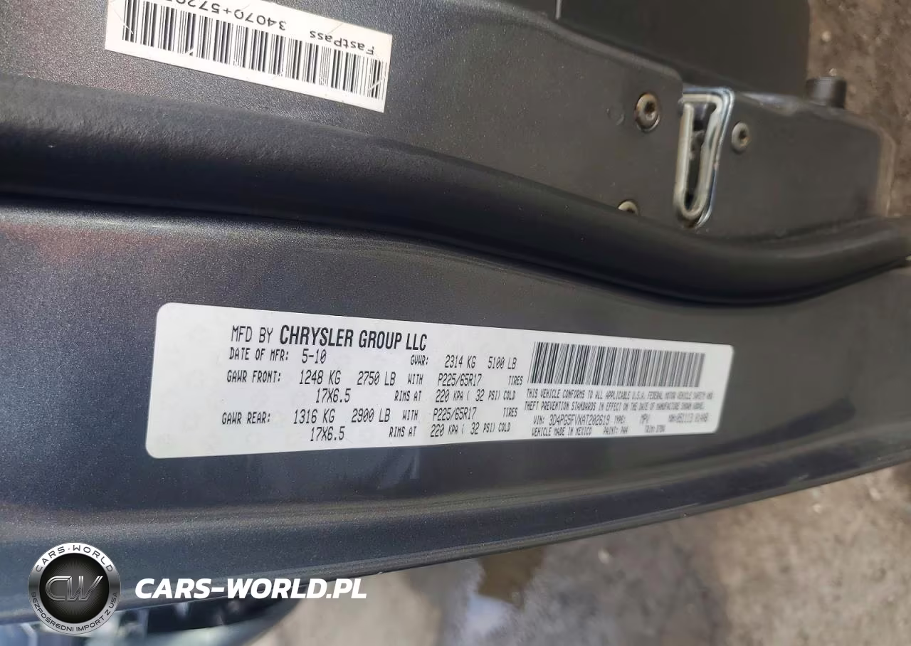 2010 Dodge Journey Sxt VIN:3D4PG5FVXAT202619 - 13