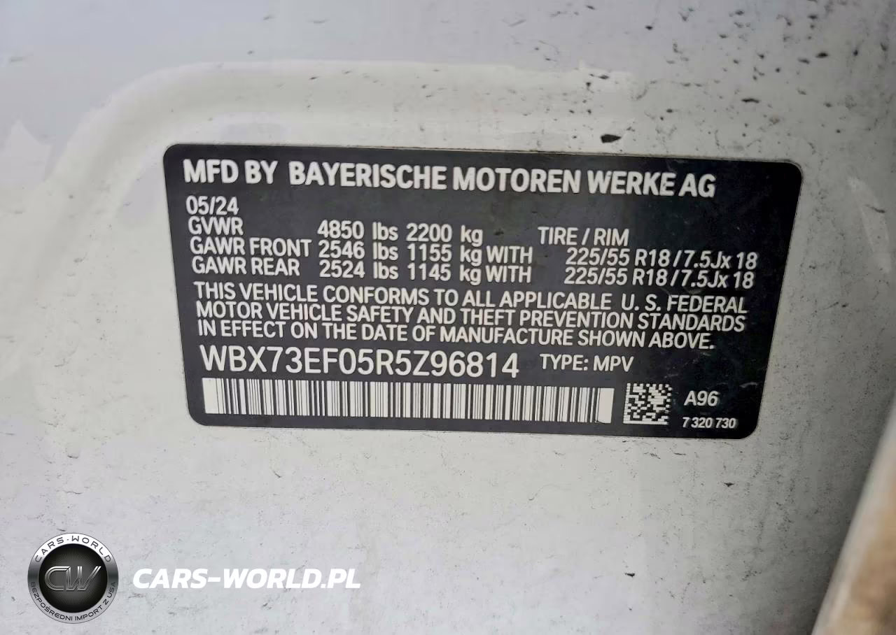 2024 BMW X1 xDrive28I VIN:WBX73EF05R5Z96814 - 13