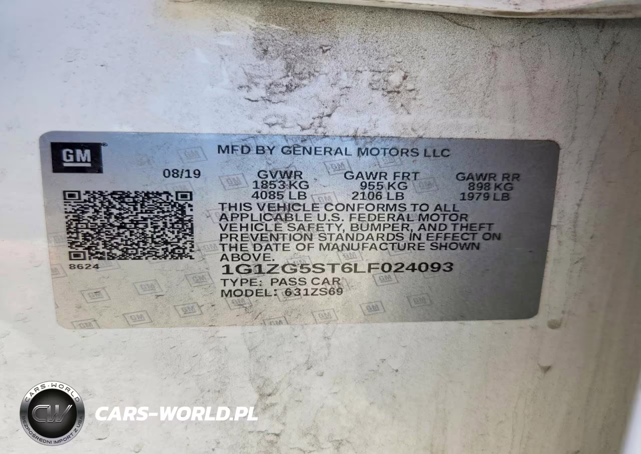 2020 Chevrolet Malibu Rs VIN:1G1ZG5ST6LF024093 - 12