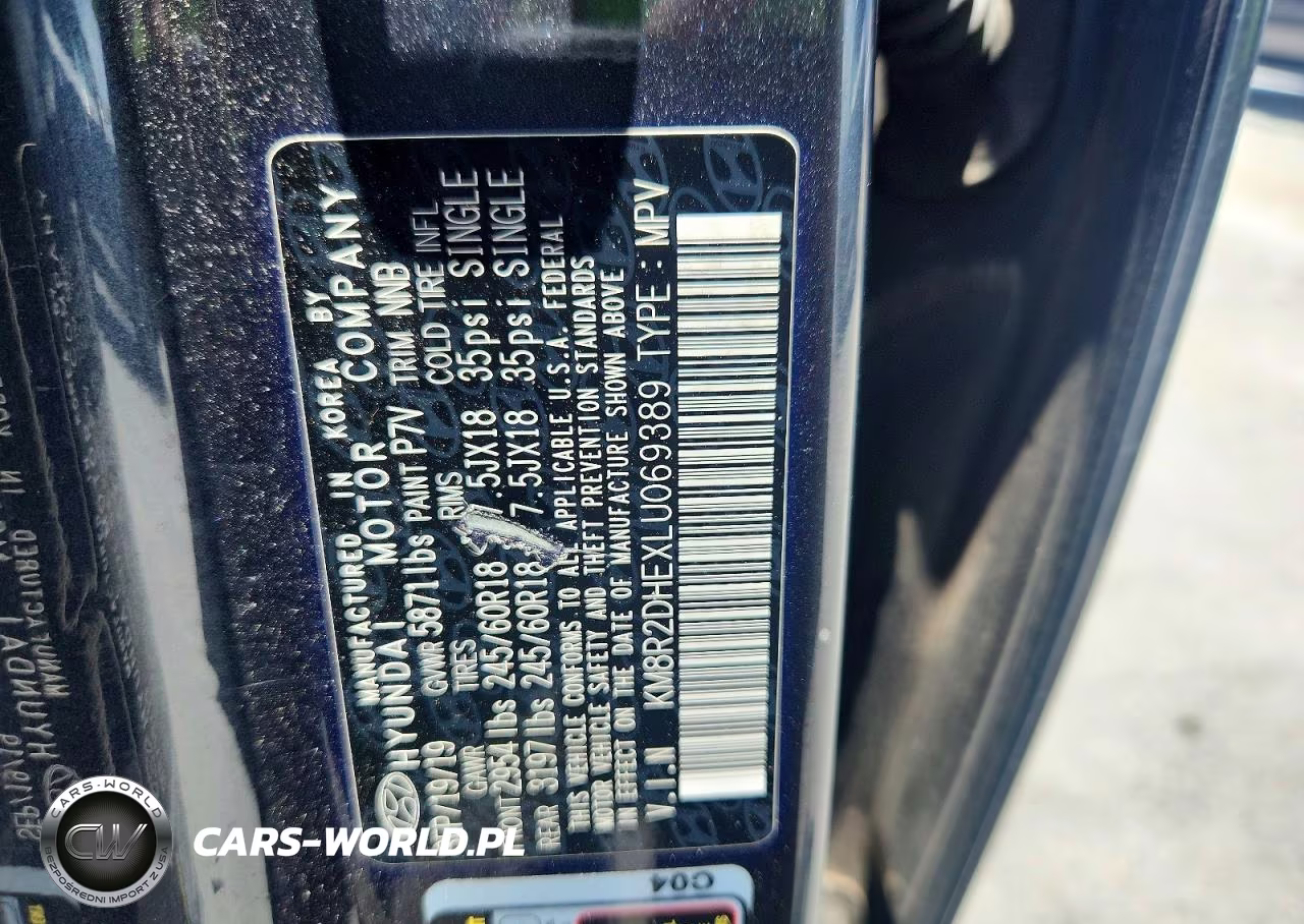 2020 Hyundai Palisade Sel VIN:KM8R2DHEXLU069389 - 13
