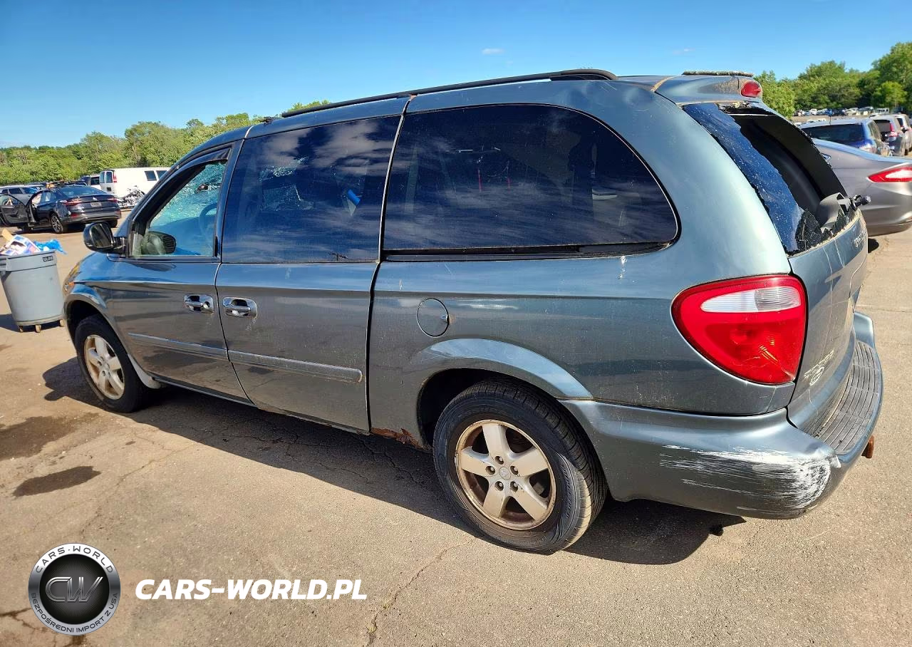 2007 Dodge Grand Caravan Sxt VIN:2D4GP44L87R195516 - 2