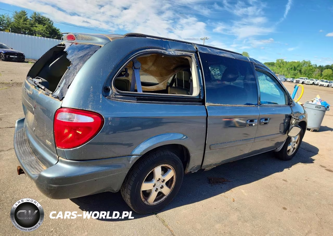2007 Dodge Grand Caravan Sxt VIN:2D4GP44L87R195516 - 3
