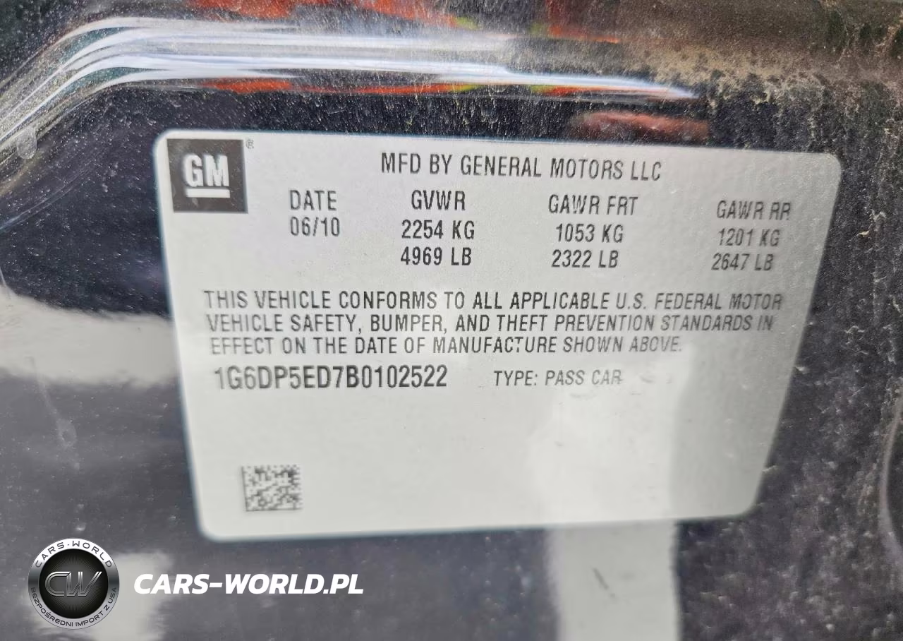 2011 Cadillac Cts Premium Collection VIN:1G6DP5ED7B0102522 - 12