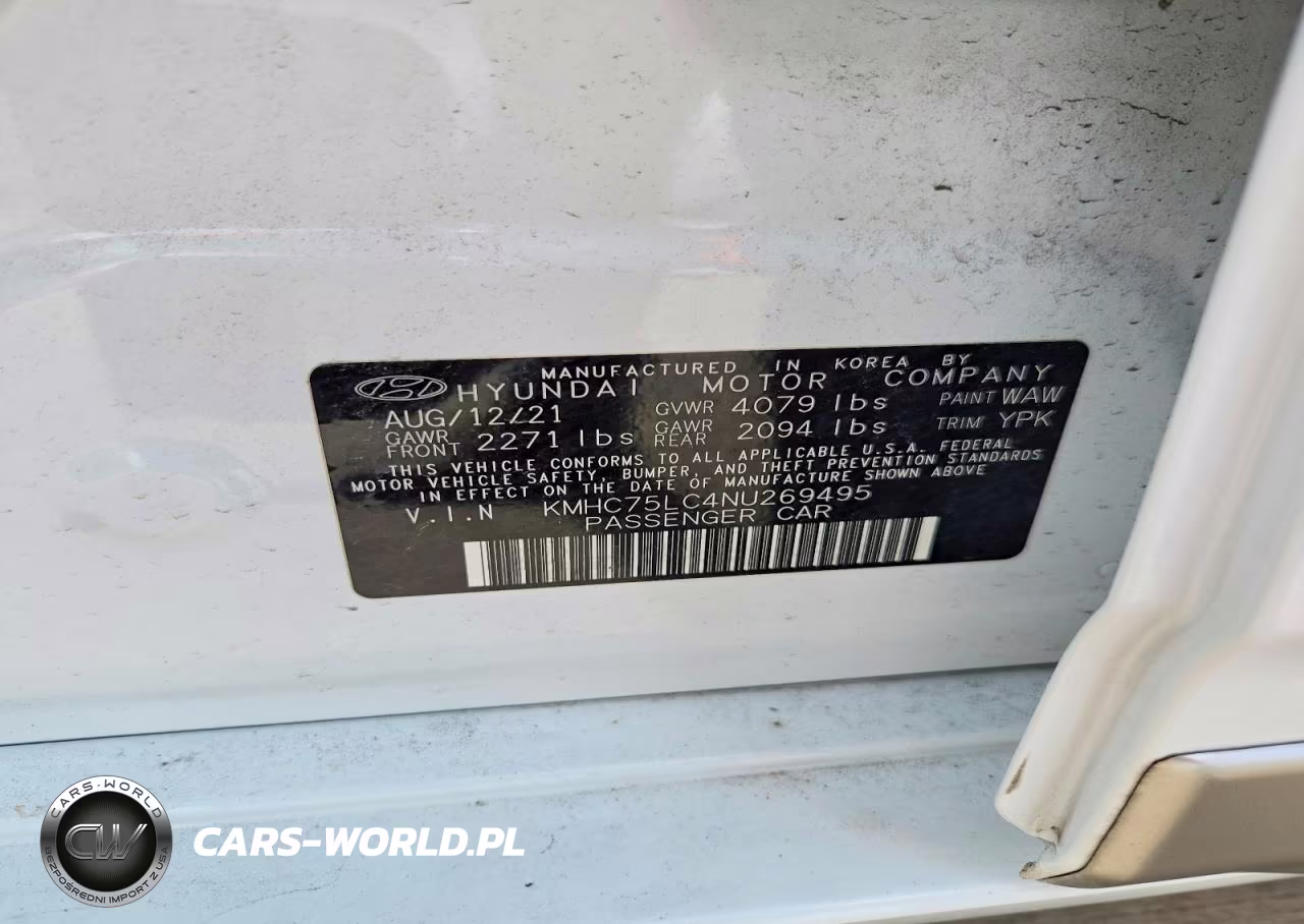 2022 Hyundai Ioniq Se VIN:KMHC75LC4NU269495 - 13
