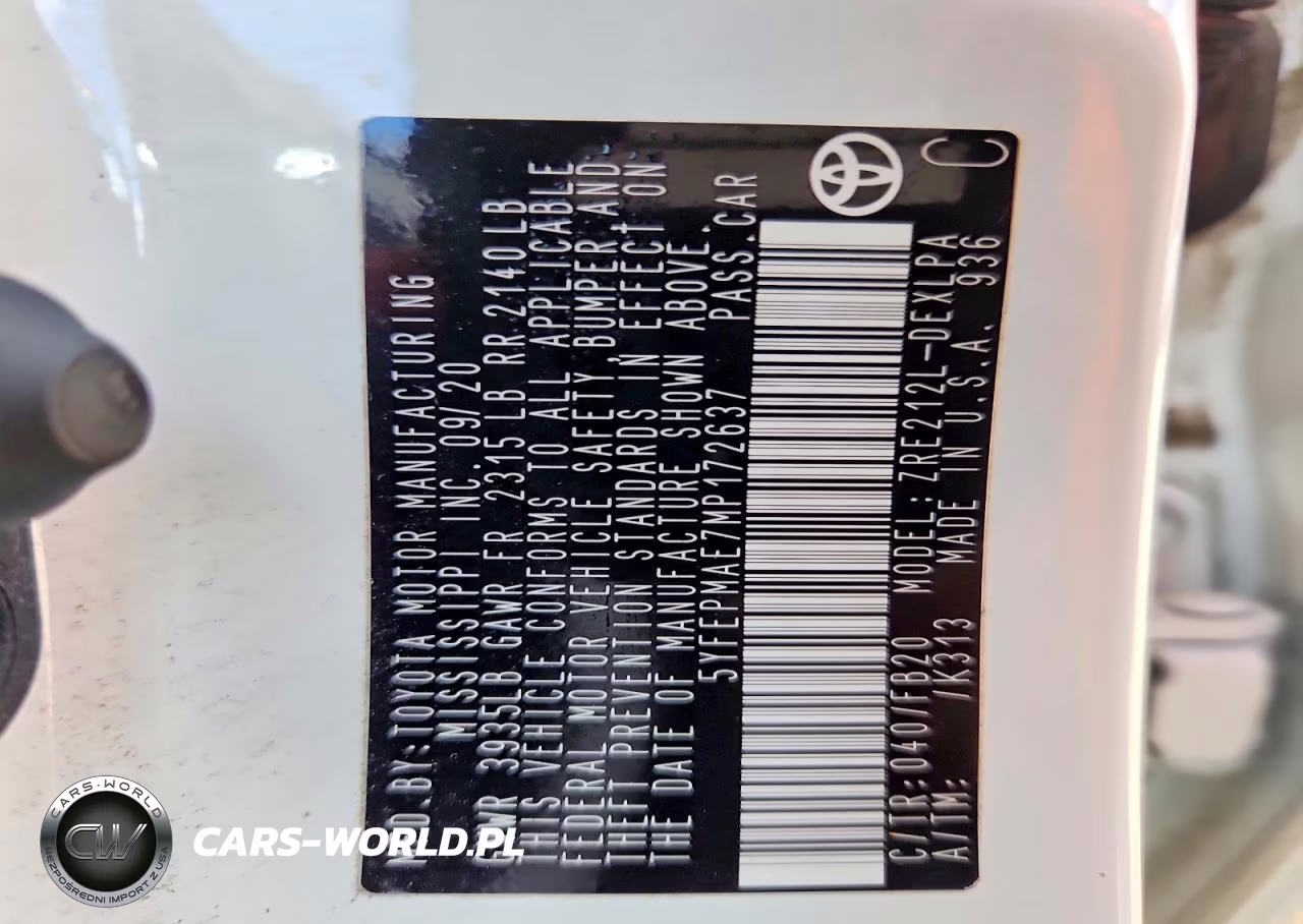 2021 Toyota Corolla Le VIN:5YFEPMAE7MP172637 - 12