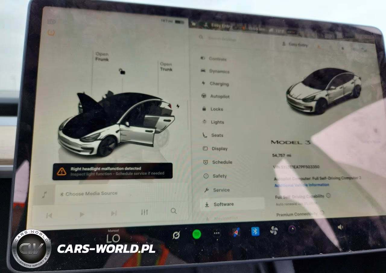 2023 Tesla Model 3 VIN:5YJ3E1EA7PF503350 - 9